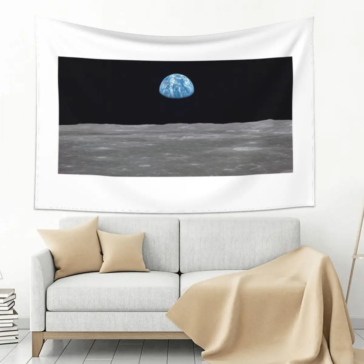 

Earthrise - Apollo 11 Tapestry Home Decoration