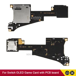 New For Nintend Switch OLED Game Card Slot Reader with Board Jack Socket Replacement Part Dropshipping