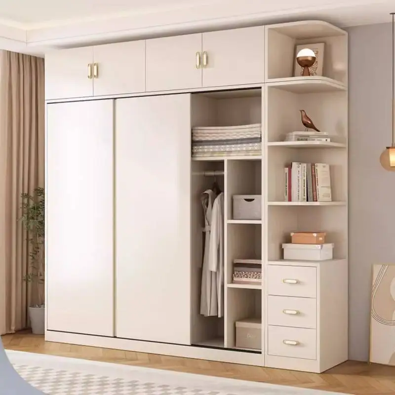 

Drawers Locker Wardrobes Customized Decoration Sliding Corner Wardrobe Closet Storage Open Armario De Ropa Bedroom Furniture