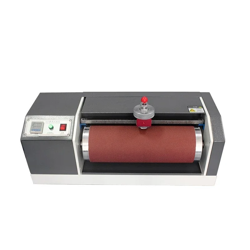 

Wear testing machine, tire conveyor belt, synthetic leather sole