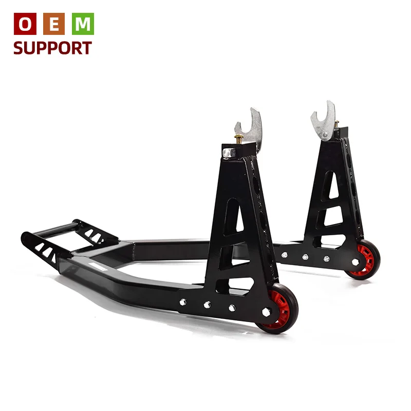 KARLION Aluminum Alloy Motorcycle Repair Tool Rear Wheel Support Maintenance Stand Paddock Lift Stand Ramps Universal 450KG