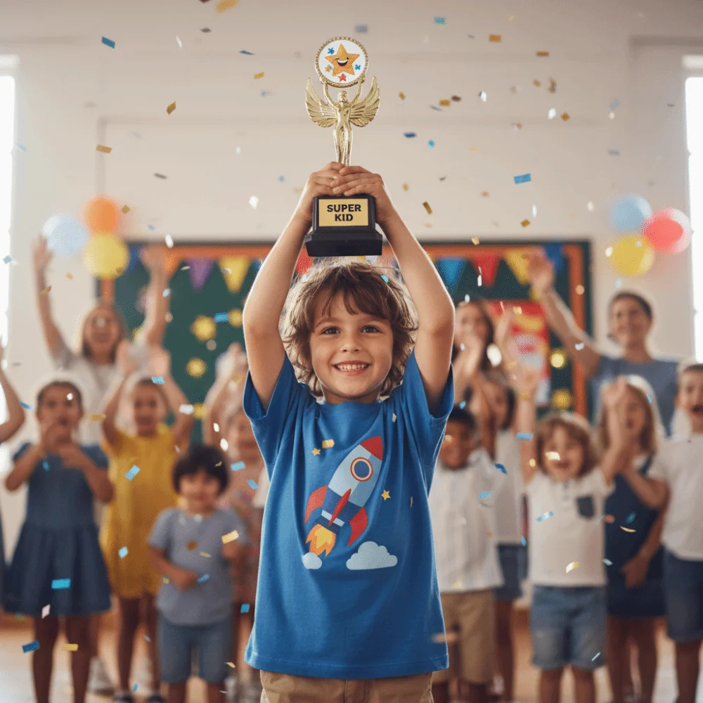 Golden Award Trophy Plastic Goddess Small Gold Statue Singing Dancing Competition Craft Souvenirs Reward Prize Cup