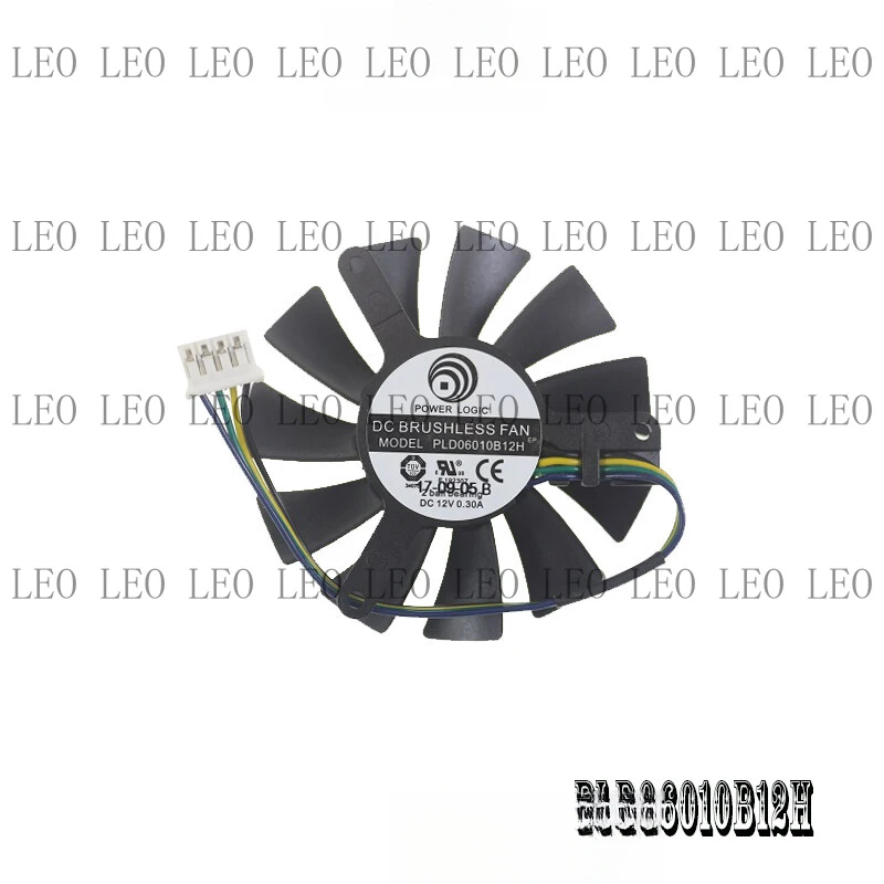 SS  Graphics card fan PLD06010B12H DC12V 0.30A 4Pin for Sapphire GPRO E8870