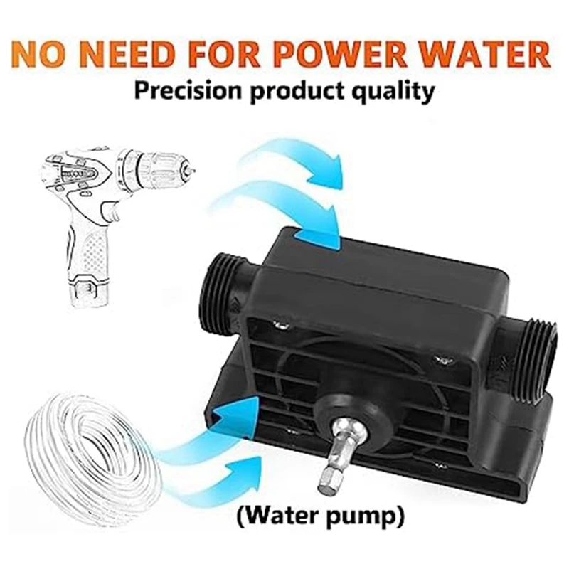 Automatic Boat Bilge Pump Portable Electric Drill Pump Mini Hand Self-Priming Liquid Transfer Pumps Easy To Use