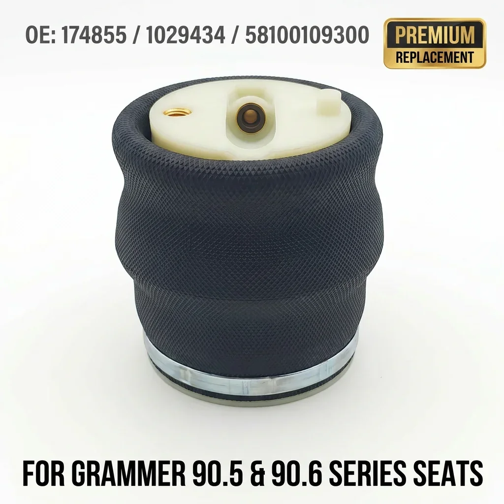 NEW Seat Air Suspension Spring Bag 174855 1029434 58100109300 for Grammer MSG 90.5 90.6 Series for DAF IVECO MAN Mercedes Scania