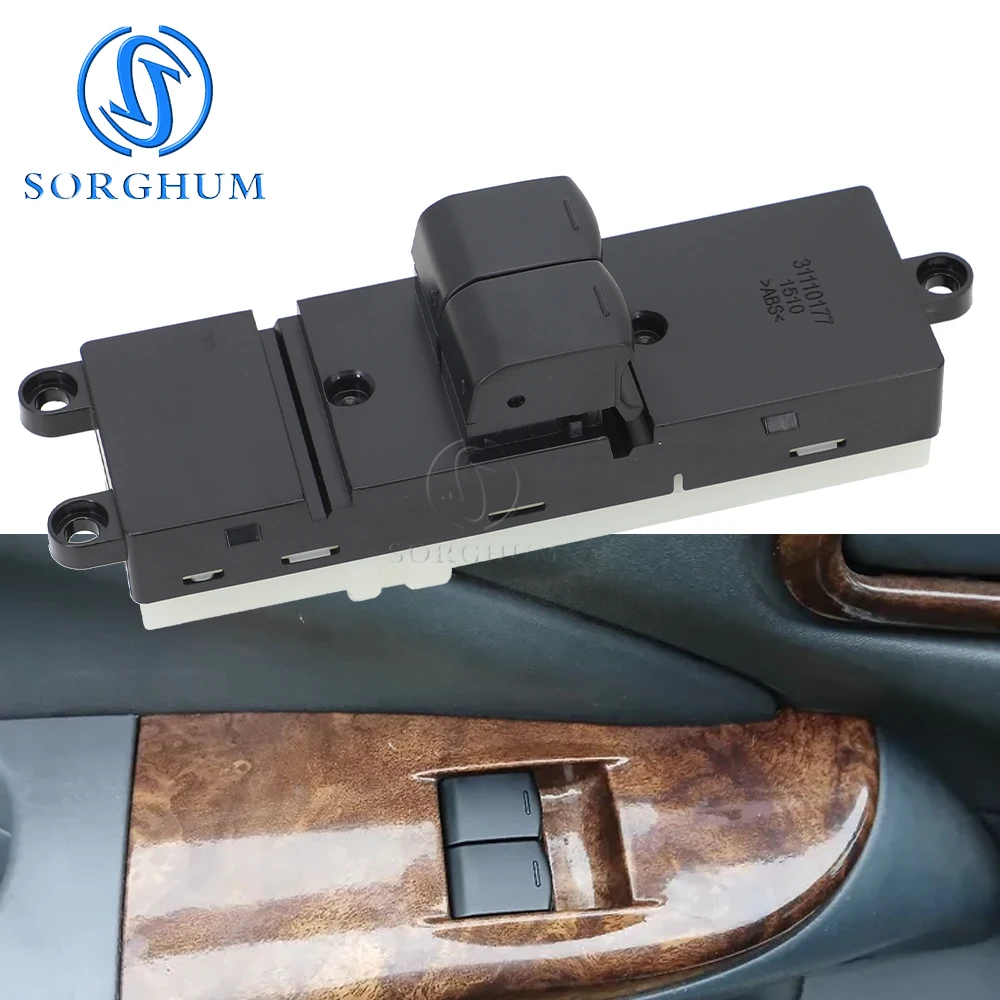 Left Front Driver Power Window Switch Button 25400-95F0B 25411-95F0B For Nissan Almera Classic B10 Sunny B10 2006 2007 2008 2013