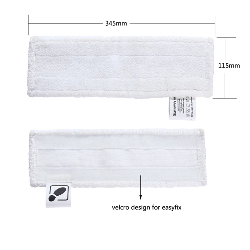 8ชิ้นผ้าไม้ถูพื้นทำความสะอาดด้วยไอน้ำสำหรับ Karcher easyfix SC2 SC1 SC4 SC3ไอน้ำ SC5ม็อบทำความสะอาดชิ้นส่วนอะไหล่