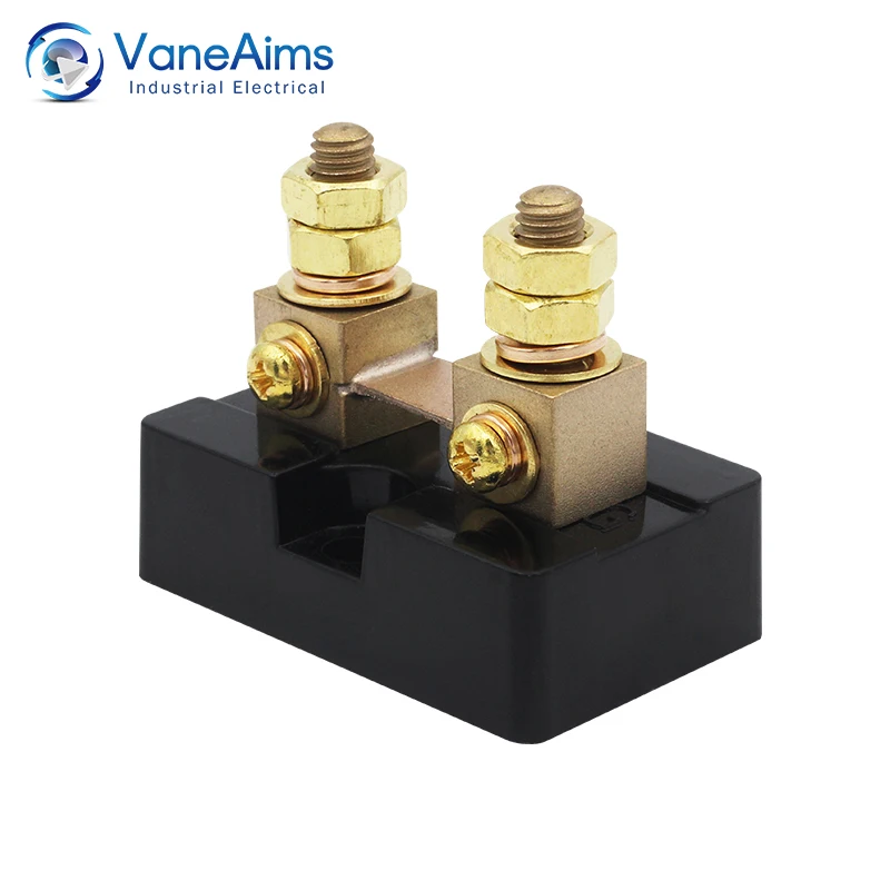 FL-15 Misuratore di corrente CC Shunt VaneAims 5A 10A 20A 50A 75A 100A 300A 400A 500A 600A 50mV 75mV 100mV Amperometro analogico Shunt Resistore