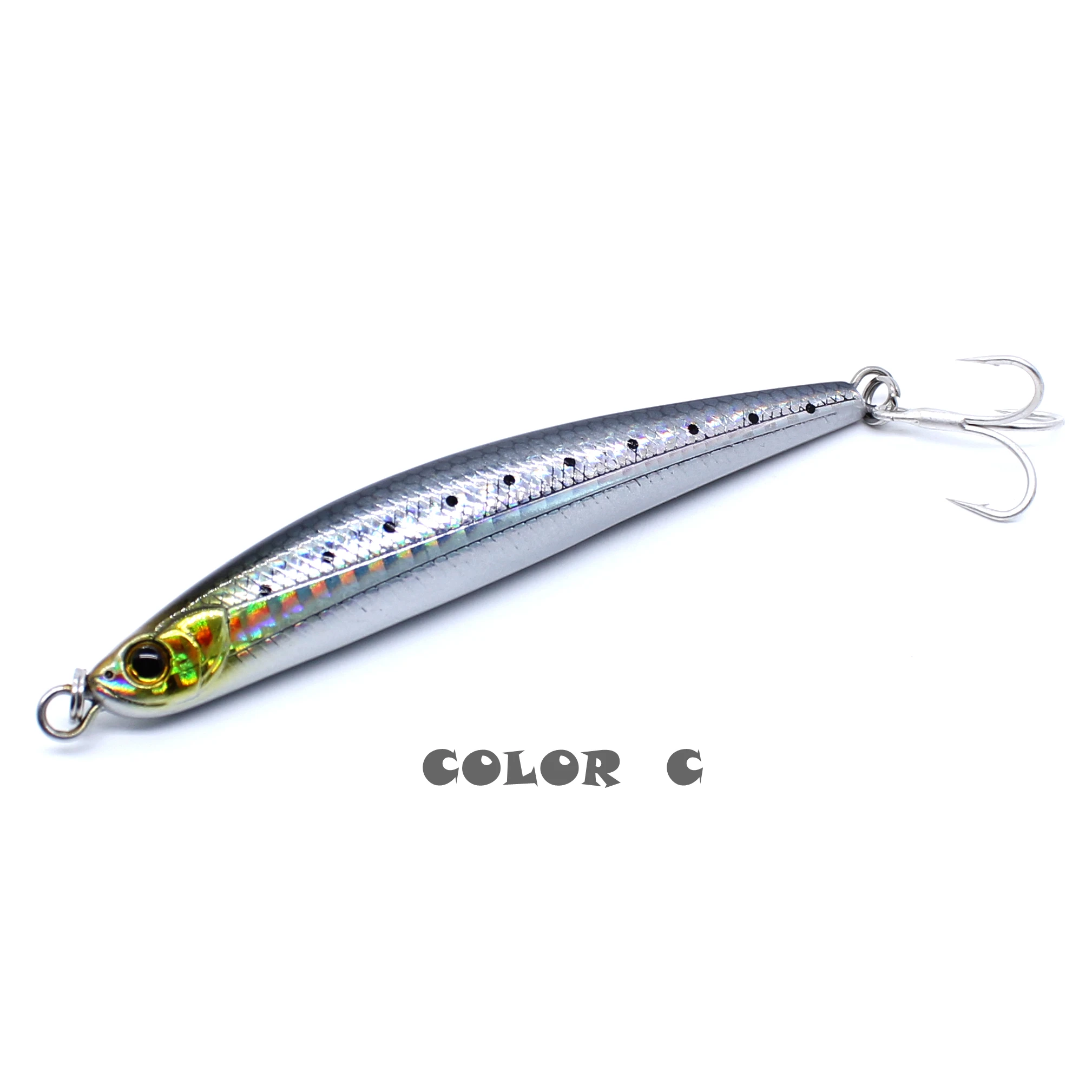AOCLU Sinking Stick Pencil Wobbler 9cm 28.3g Hard Bait Bionic Lure Bass Fresh Saltwater VMC Hook Deep Sea Boat Rock Fishing