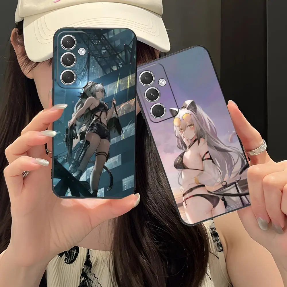 

Arknights Schwarz Mobile Phone Case for Samsung Galaxy S25 S24 S23 S22 S21 S20 Note20 Plus FE Ultra Colour Printing Luxury Cover