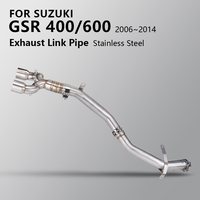 Slip-On For Suzuki GSR400 GSR600 BK400 BK600 GSR BK 400 600 Motorcycle Exhaust Escape System Modify Double Exit Middle Link Pipe