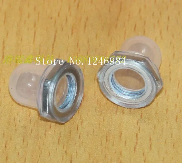 [SA]Flashing overload overload switch M11 * 10 special transparent round waterproof cap--100PCS/LOT