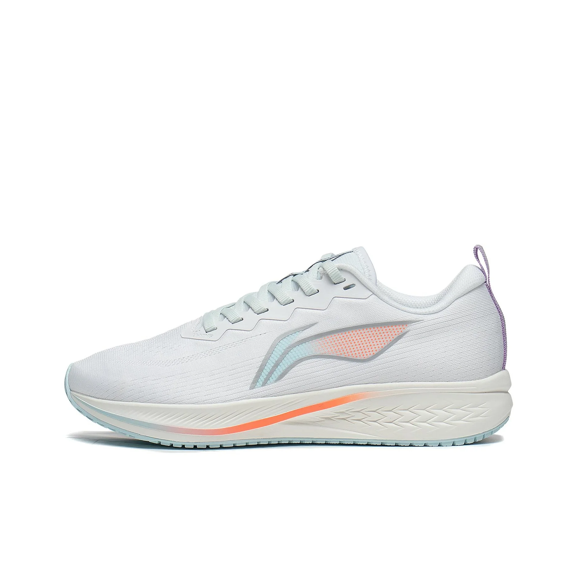 Li Ning Red Hare 6 Slip Resistant Abrasion Resistant Low top Casual Running Shoes Women's White ARMT016-4