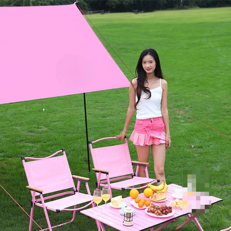 

Pink outdoor tent canopy tables and chairs