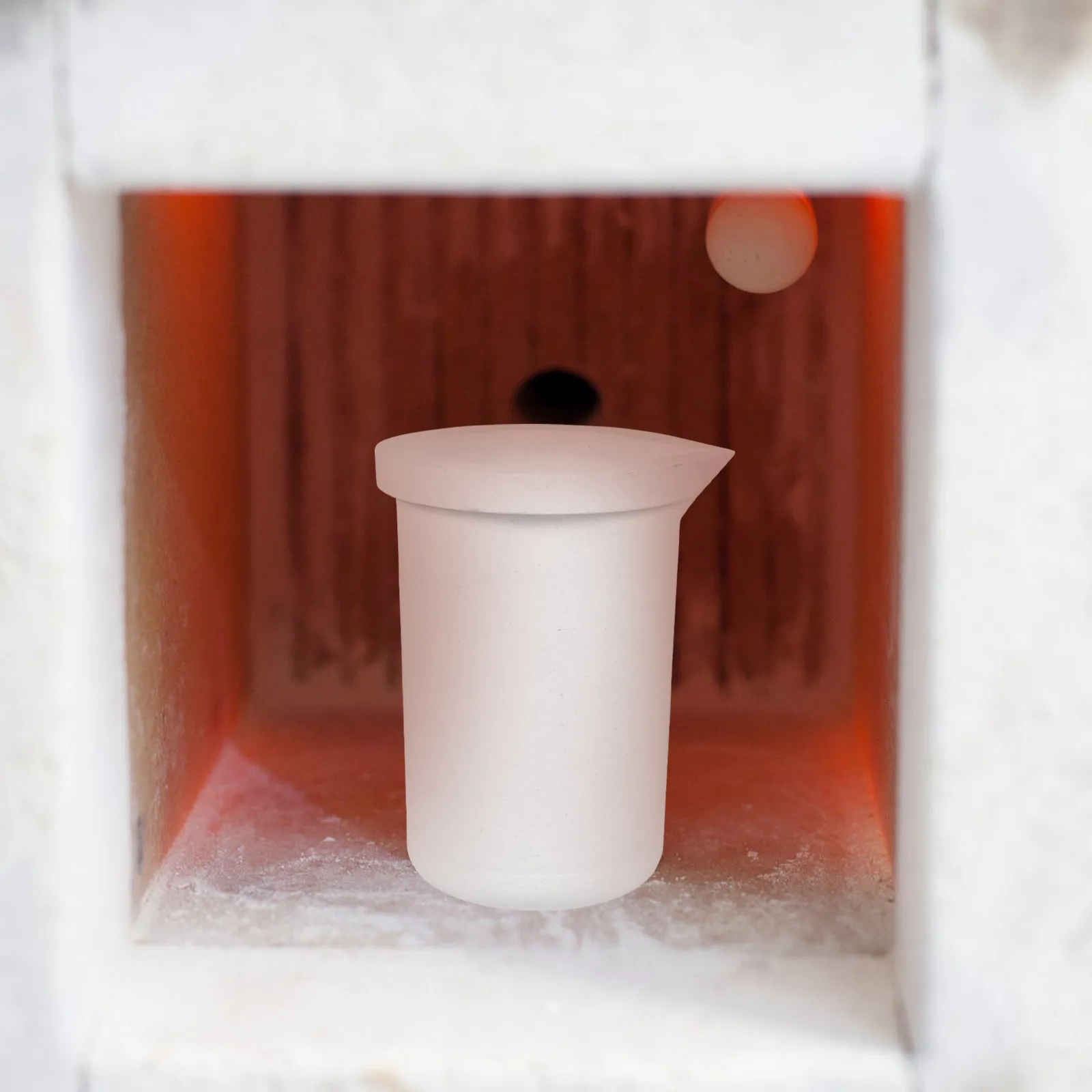 Quartz Melting Crucible Cup High Purity 2 Kg Ceramic Crucible Dish for Precious Metal Melting Casting Refining