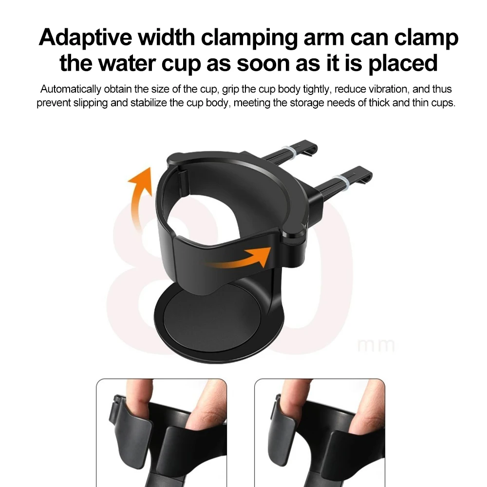 Автомобильный держатель для напитков, авто вентиляционное отверстие, подставка для напитков, подставка для бутылок с водой, многофункциональный автомобильный держатель для кофейной чашки, аксессуары для интерьера