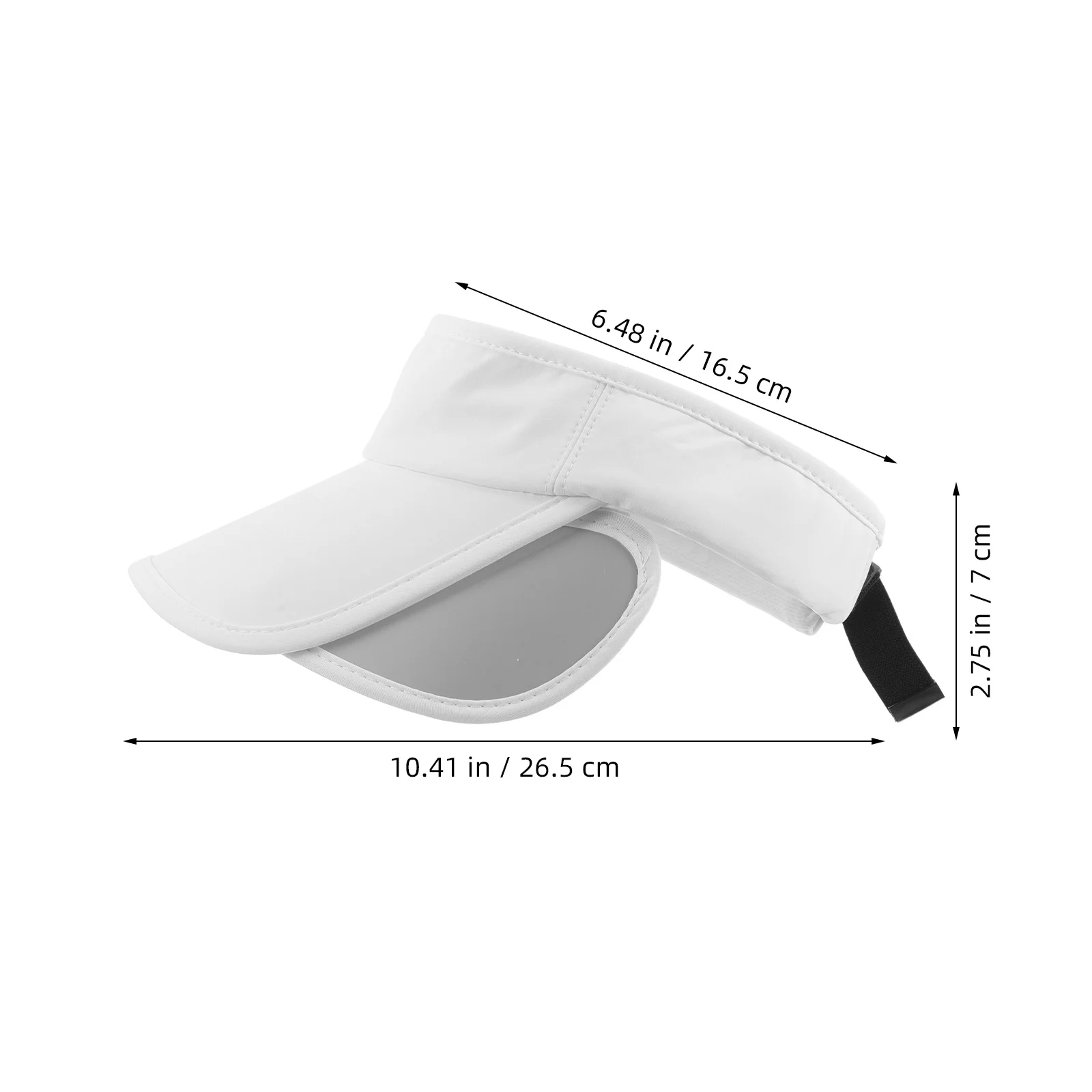 قبعة جولف واقية من الشمس قابلة للسحب بحافة قابلة للتعديل وخفيفة الوزن وقابلة للتنفس وحماية من الأشعة فوق البنفسجية مجوفة للمشي لمسافات طويلة في الهواء الطلق والجري