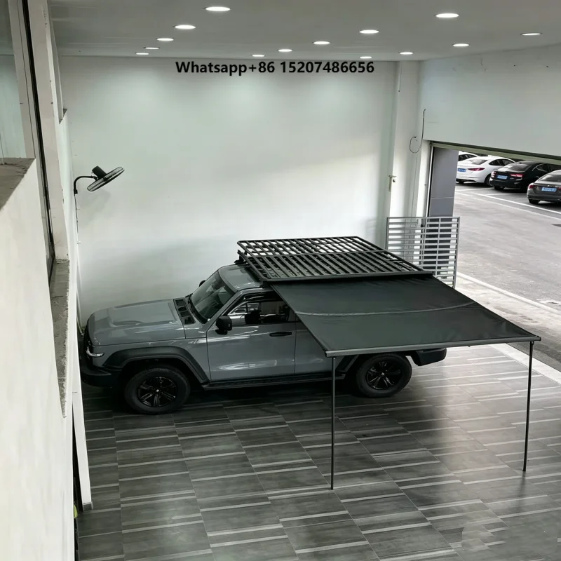 The Latest Outdoor Camping Luggage Rack Suitable for the 2021 - 2026 of the Is Made of Aviation Aluminum Alloy