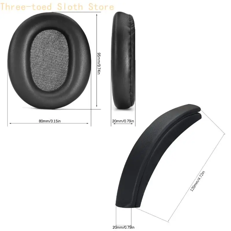Headset-Auffrischungsset, Ohrpolster für WHCH720N-Headsets, Ersatz-Ohrpolster und Kopfbügelpolster mit Werkzeug E74A – Detail 5