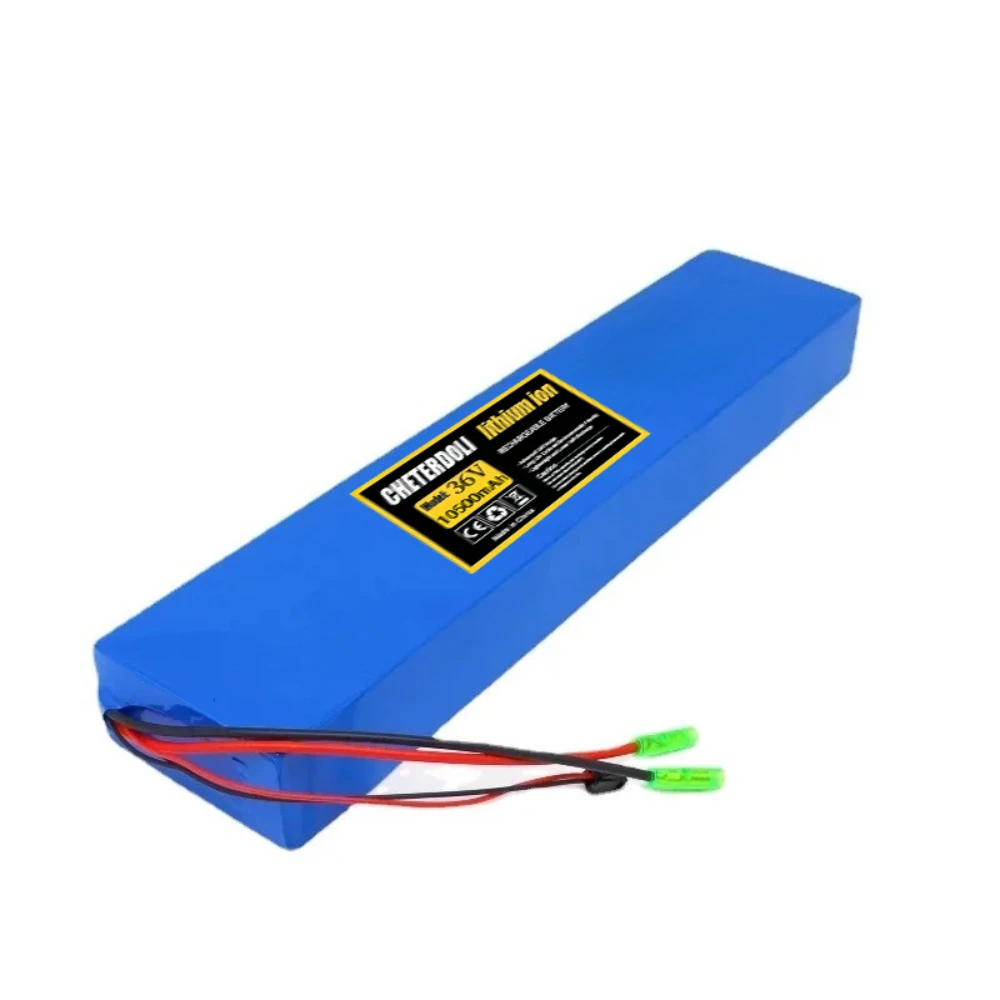 18650 Lithium Ion Battery Pack 36V 10500mAh for 250W 350W Motor Kit Compatible with Fiido D4s and More High Performance.