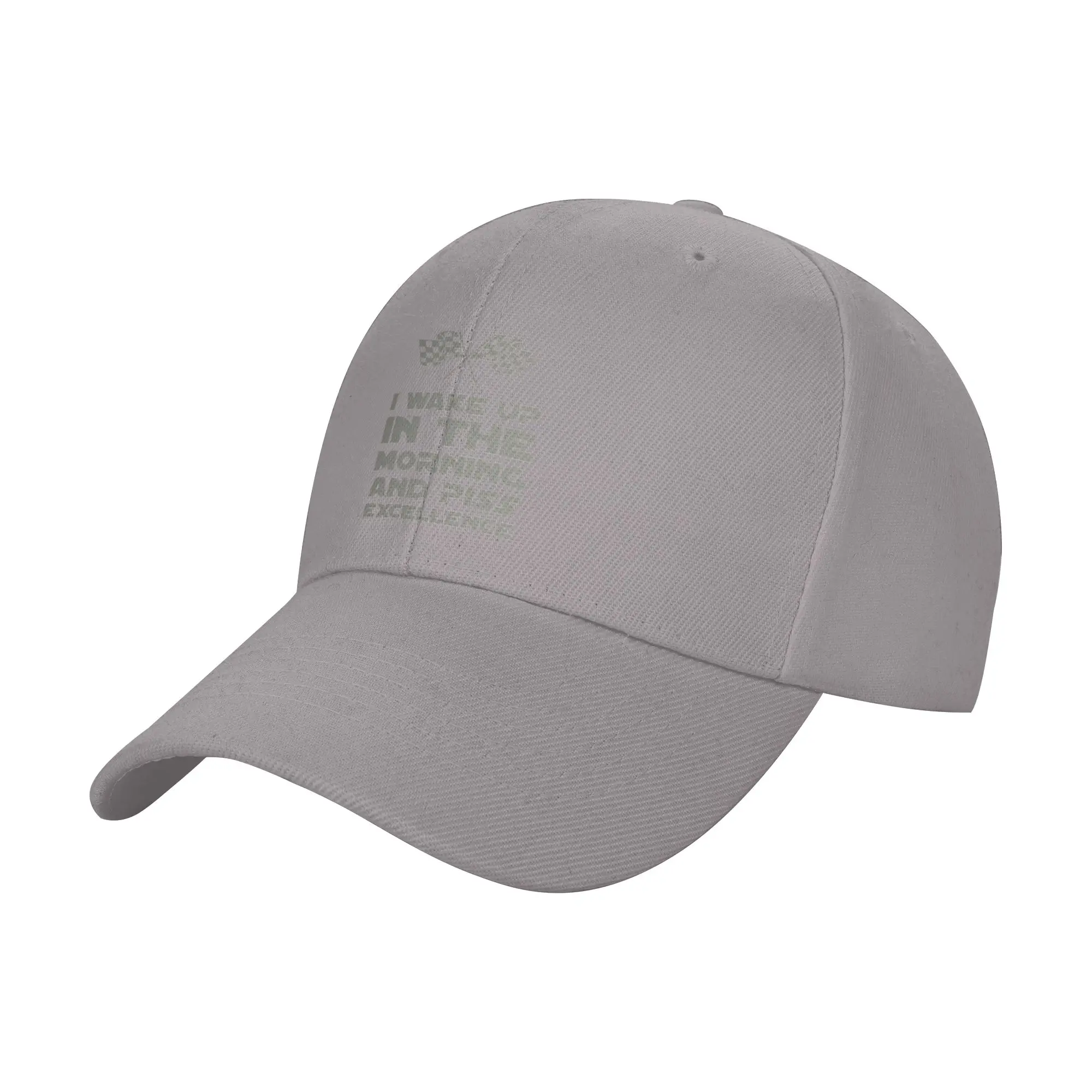 Hot Sale Wake Up And Piss Excellence Sticker Baseball Cap  Hiphop Polo Cap  Shopping Polo Cap