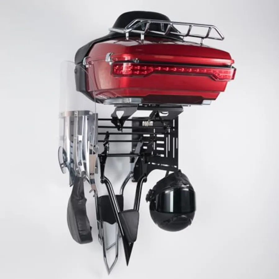 

Tour Wall Mount Storage Rack Detach Depot Wall Rack Compatible with Harley Detachable And Products Including Tour Pack Mounting