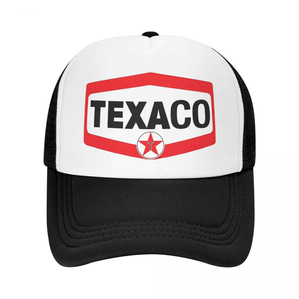 

Oil Vintage Texaco Bojoggedong Mesh Baseball Caps Unisex Sport Sun Hat Dad Hat Adjustable Polyester Dad Hat Summer Trucker Hats