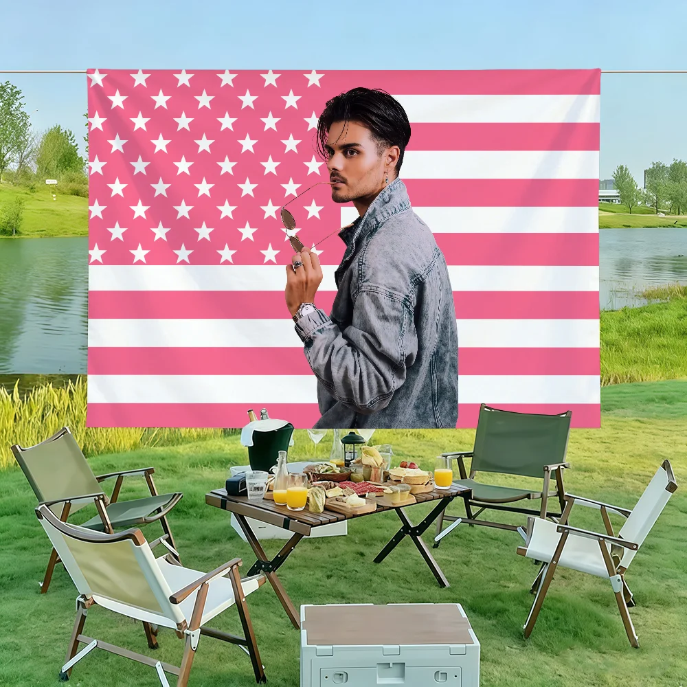 Singer A-abraham Mateo Flag Wall Decorations Home Decor Suitable For Living Rooms Bedrooms Dormitories Parties And Holidays