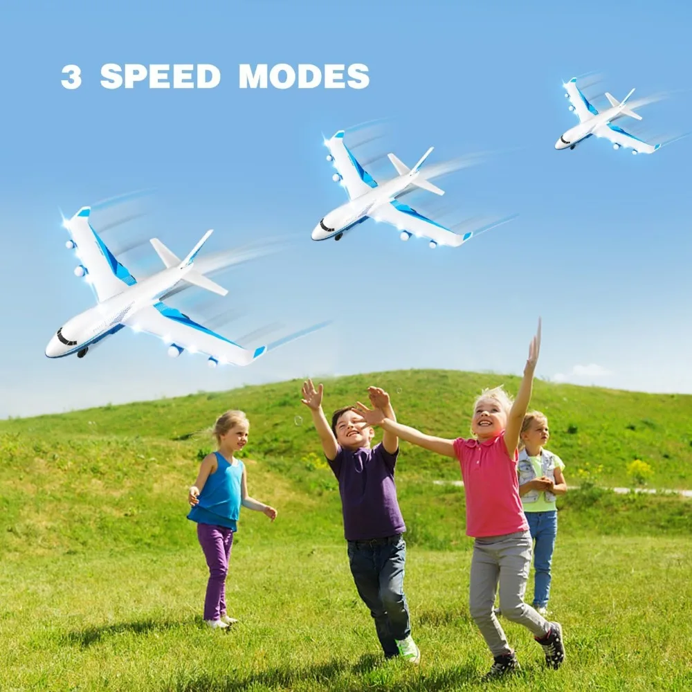 Avião de controle remoto 4DRC para crianças e adultos, avião RC G2 para iniciantes, modelo de jato pronto para voar