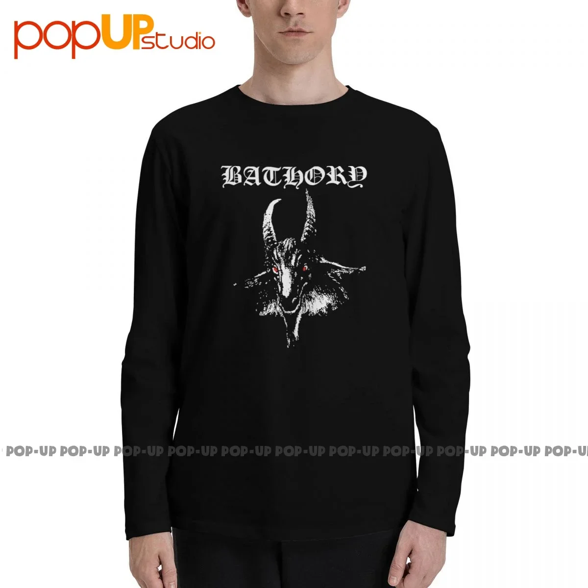 Bathory Goat Bathory Legend Of Black Metal Quorthon Camisetas de manga larga Camiseta Vtg Classic