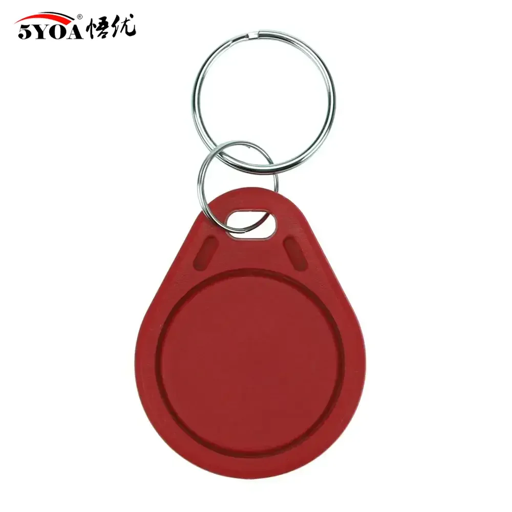 5YOA 100 pz Chiavi UID 13.56 mhz Portachiavi Portachiavi RFID Controllo Accessi Clone Chiave Token Scrivibile IC Badge Modificabile Impermeabile