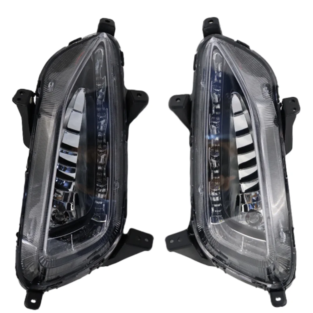 

For Hyundai Tucson 2015 2016 2017 Car Daytime Running Lights Front Bumper LED DRL Fog Lights Driving Signal Lights