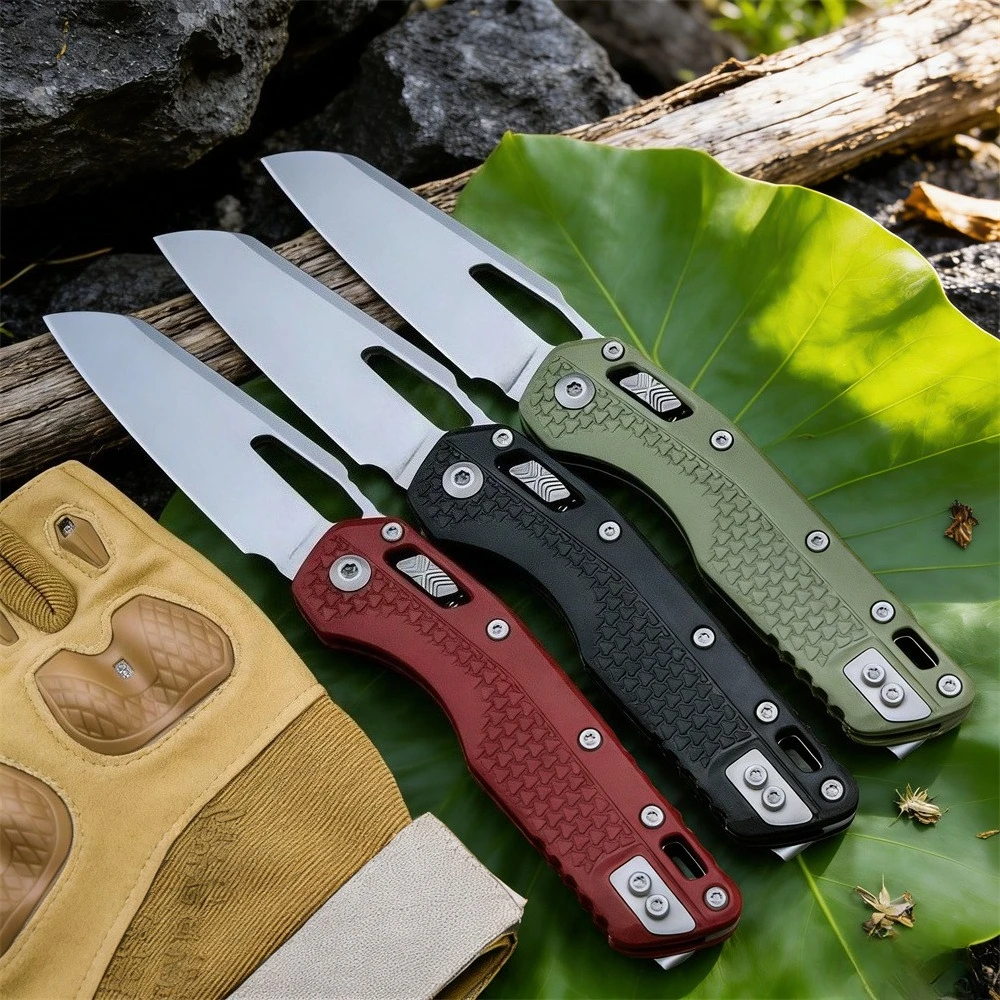 

Складной нож для активного отдыха, лезвие из нержавеющей стали 440C, рукоять из нейлонового волокна, карманный нож для кемпинга, выживания, подарок на праздник, инструмент