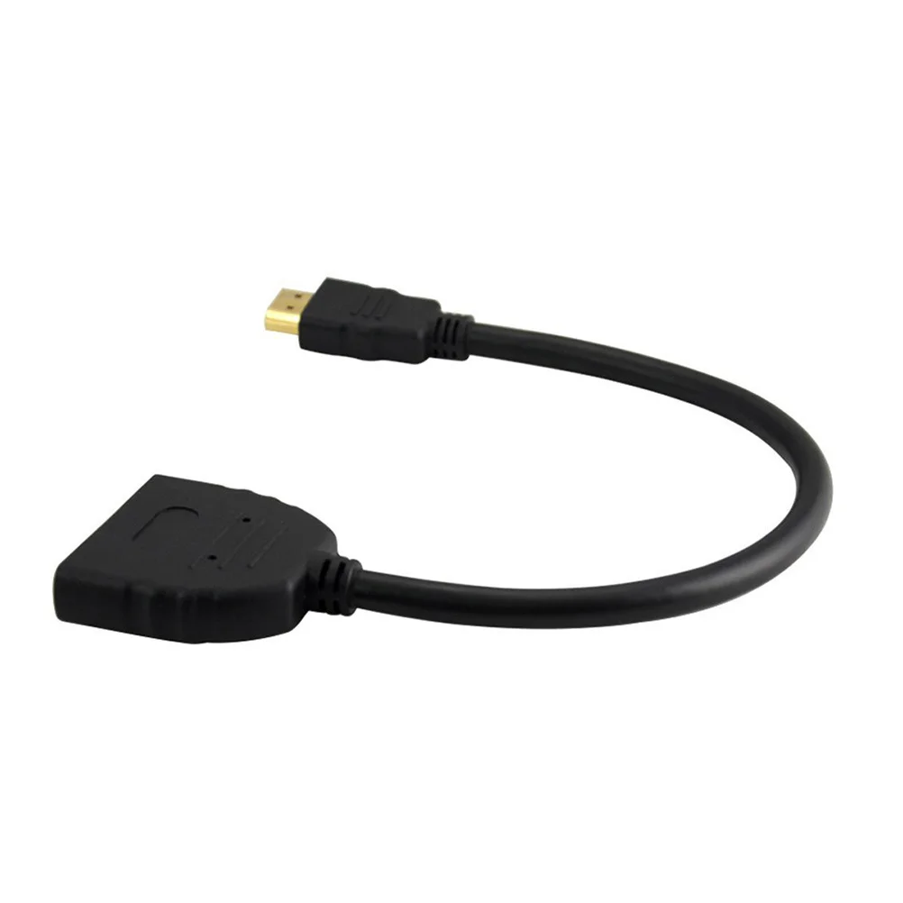 

Splitter 1 Out 1080P Male To Female Adapter Converter Black Audio Video Cable For Splitter Cable