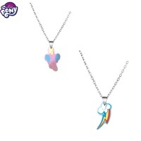 New My Little Pony Rainbow Dash Pinkie Pie cartoon two-dimensional animation peripheral necklace girls versatile accessories