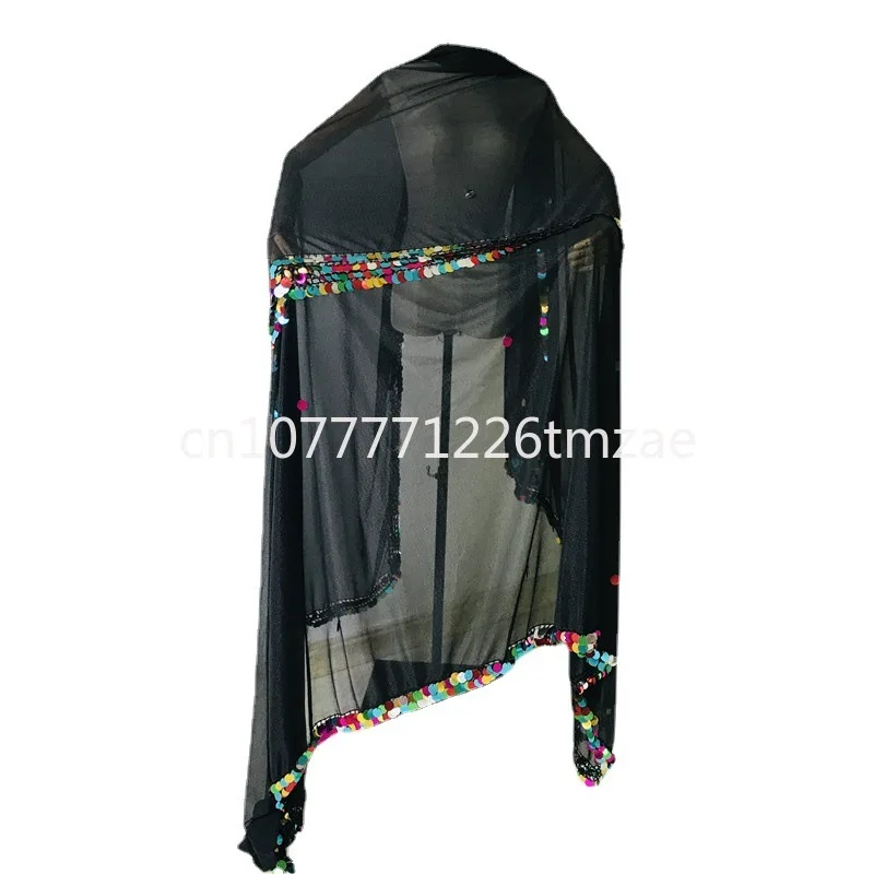 2024 Belly Dance New Large Gauze Scarf Women's Watch Performance Set Sexy Exercise Clothing