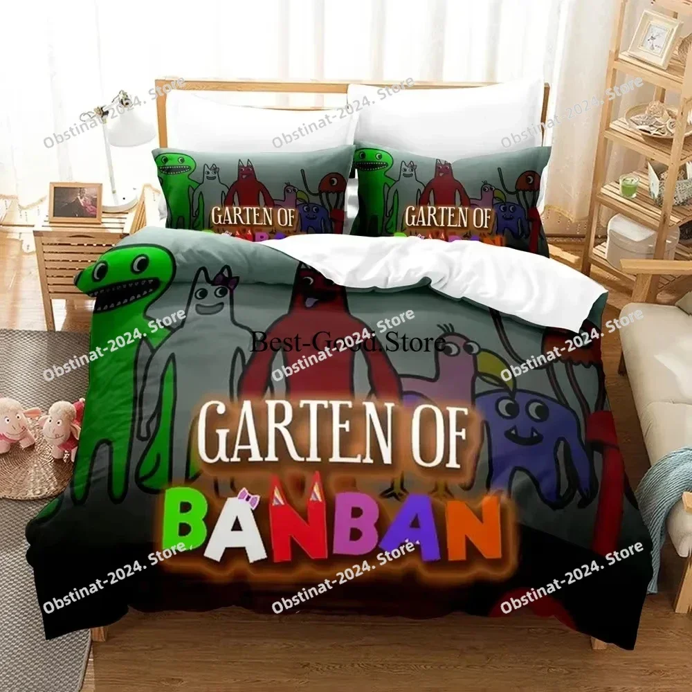 New Cartoon Garten of Banban Bedding Set Printed Bed Set With Pillowcase Bed Duvet Cover Single Double Queen Super King Size #1