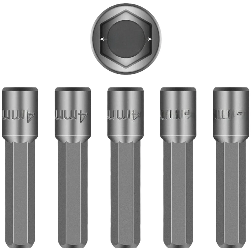 11pcs Hex Shank Non Magnetic For IMPACT Socket Set Chrome Vanadium Steel 4mm to 13mm for 6.35mm Hex Shank Drills