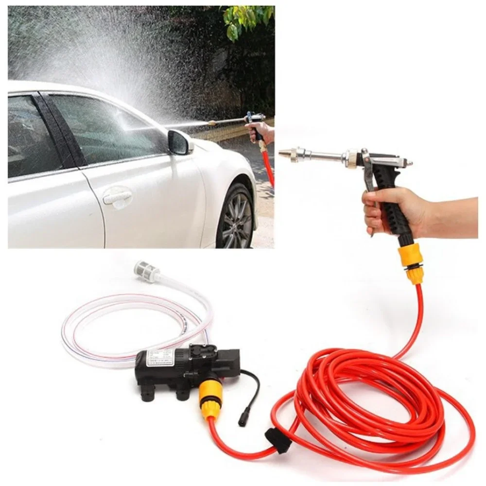 12V Car Washer Gun Pump High Pressure Cleaner Car Care Portable Washing Machine Car Electric Wash Pump Cleaning Auto Device