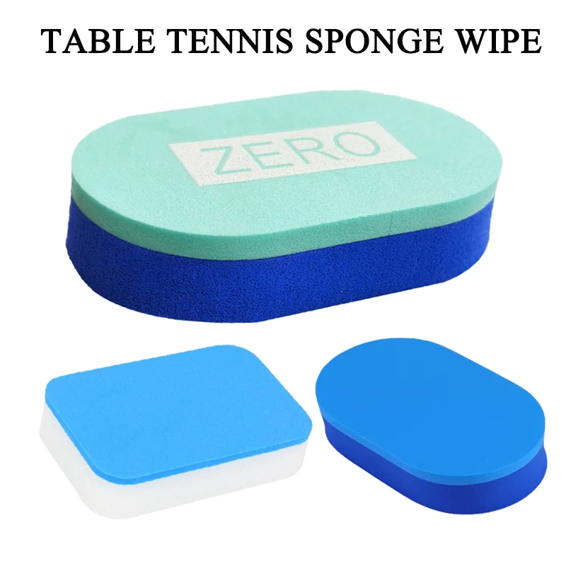 Portable Table Tennis Cleaning Brush Sponge Eraser for Ping Pong Racket Rubber Easy To Use Tennis Racket Care Accessories 1/2pcs