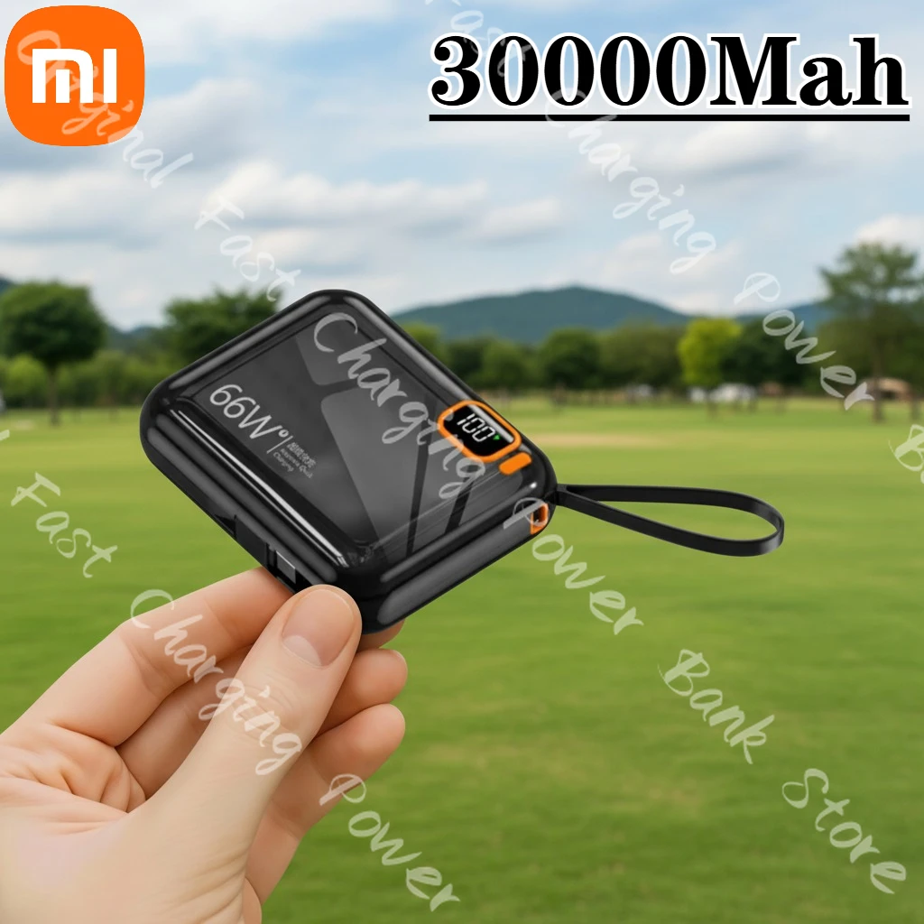 

Xiaomi New MINI 30000mah Portable Digital Display PD 66W Power Bank Super Fast Charging Mini Power Bank for IPhone 17 Samsung
