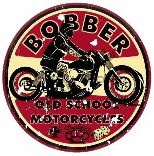 

New Design Vintage Aufkleber Bobber Vintage Motorcycle Sticker Retro Anti-Scratch Look Scratch Decor Material