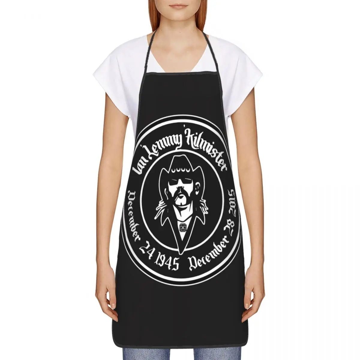 Custom Unisex Rock Star Lemmys Kitchen Chef Cooking Baking grembiule uomo donna Tablier Cuisine for Painting