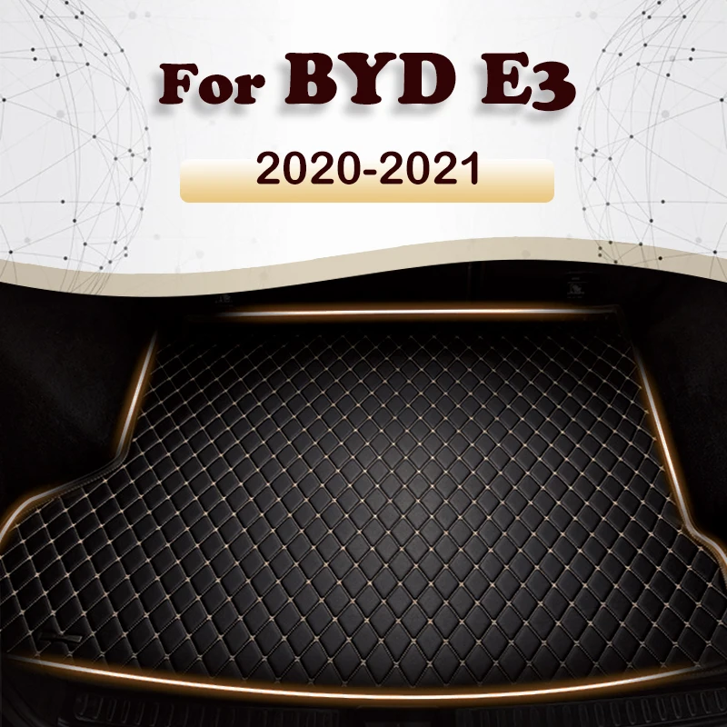 

Коврик для багажника автомобиля для BYD E3 2020 2021, пользовательские автомобильные аксессуары, украшение интерьера автомобиля