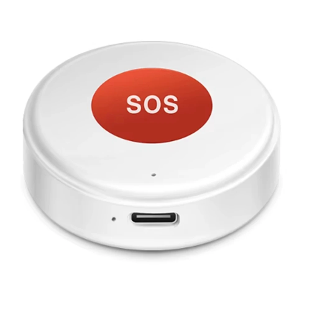B27B Tuya Wifi SOS Emergency Button Wireless Home Security System One Key Call For Elderly Children Help Functionality Protectio