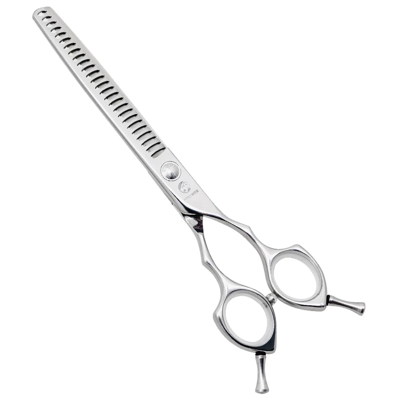 7.0 Inch Hot Sell JP440C Aluminum Handle Dog Thinning Grooming Scissors Manufacturers for Dogs