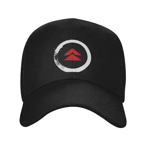 Fashion Ghost of Tsushima Logo Curved Brim Baseball Cap Fishing Hats For Men