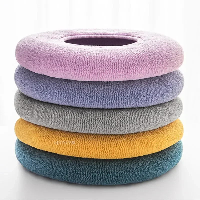 Universal Pure Color Toilet Seat Cushion Pad Soft Warm Washable Toilet Seat Cover Closestool Mat Bathroom Toilet Accessories