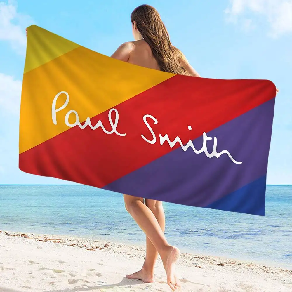 S-Smiths fashion P-Pauls Beach Towel Colorful Bath Towels for Girl Microfiber Quick Dry Custom Sand Free Beach Yoga Spa Gym Pool