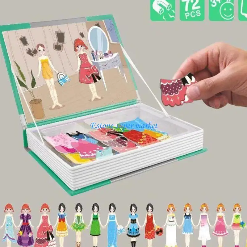 090B Sách Từ Tính Trẻ Mẫu Giáo Đa Dạng Trò Chơi Trên Bàn Đồ Chơi Giáo Dục